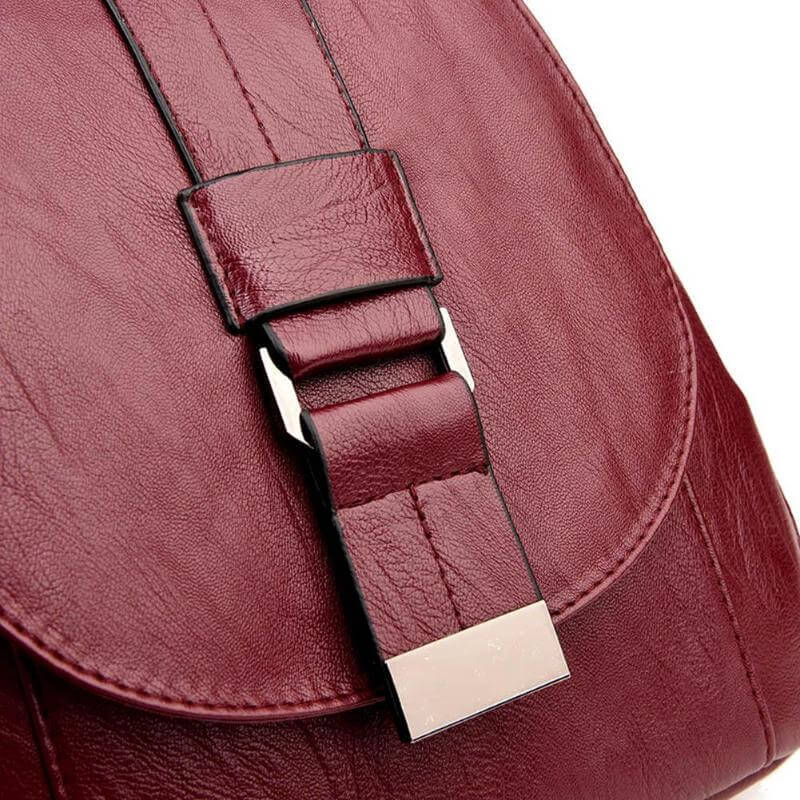 Zaino Mini Donna in Pelle Morbida di Lusso – Zainetto Compatto e Leggero da Viaggio con Spallacci Regolabili