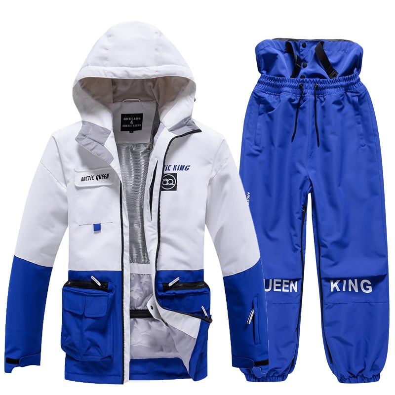Completo da sci invernale unisex – Tuta da neve traspirante e isolante in due pezzi