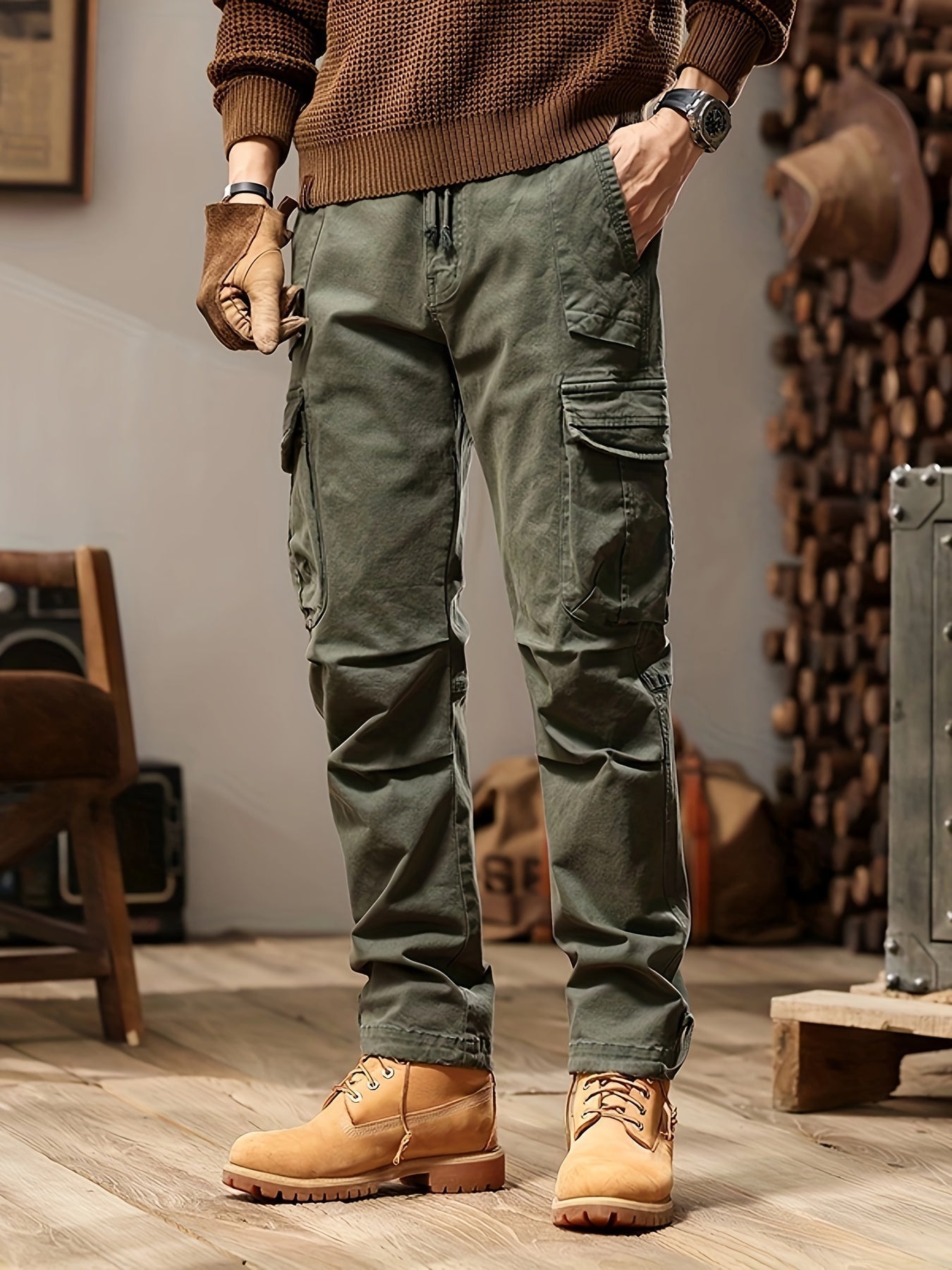 Pantaloni cargo tattici resistenti ed eleganti da uomo - Pantaloni comodi per l'outdoor