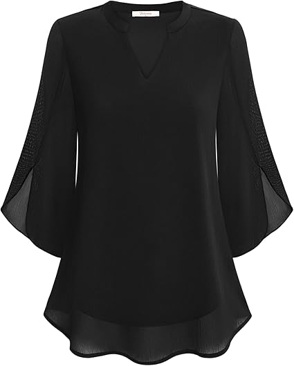 Blusa fluida con maniche a pipistrello – Eleganza e leggerezza