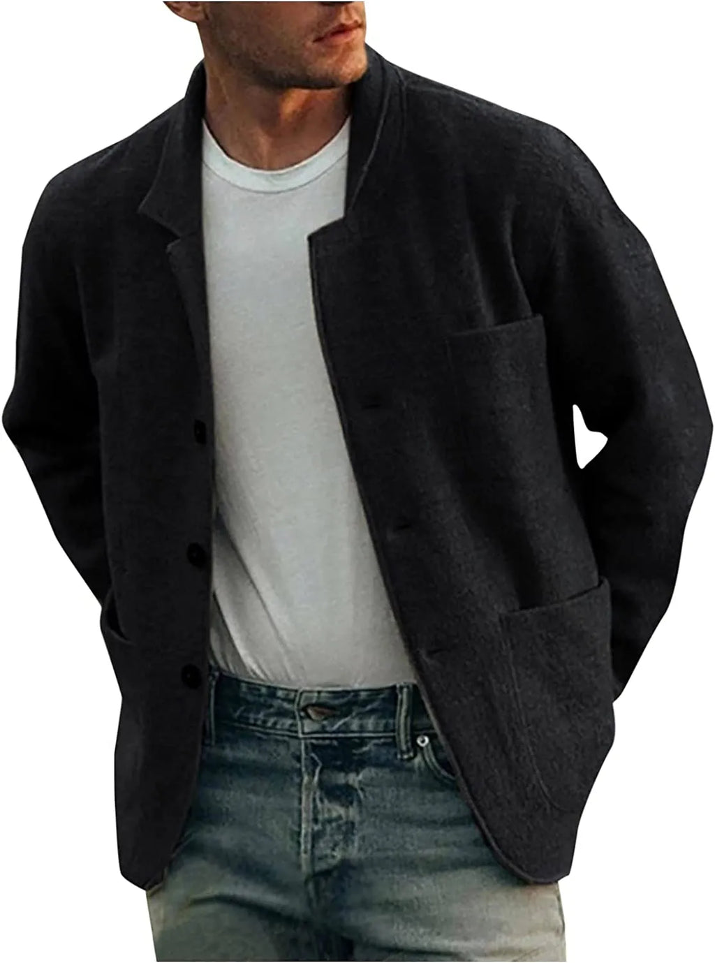 Blazer elegante da uomo con tasche