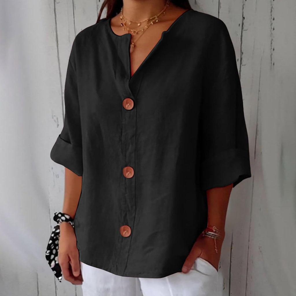 Camicia in lino leggera e ariosa per donna