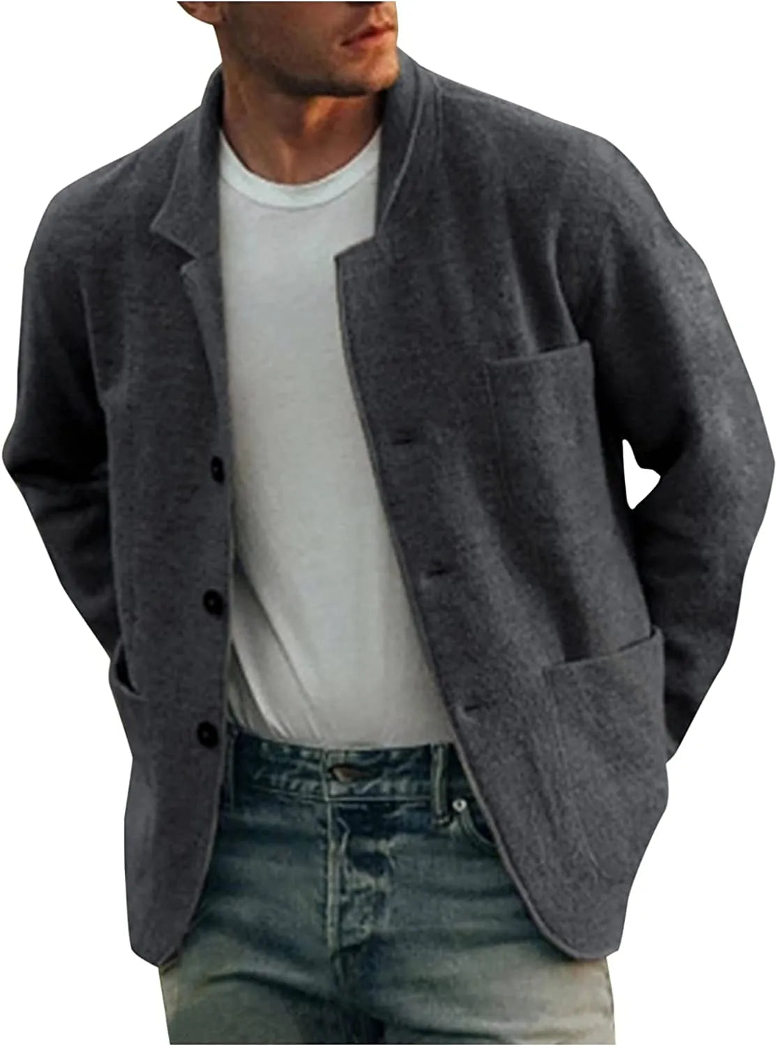 Blazer elegante da uomo con tasche
