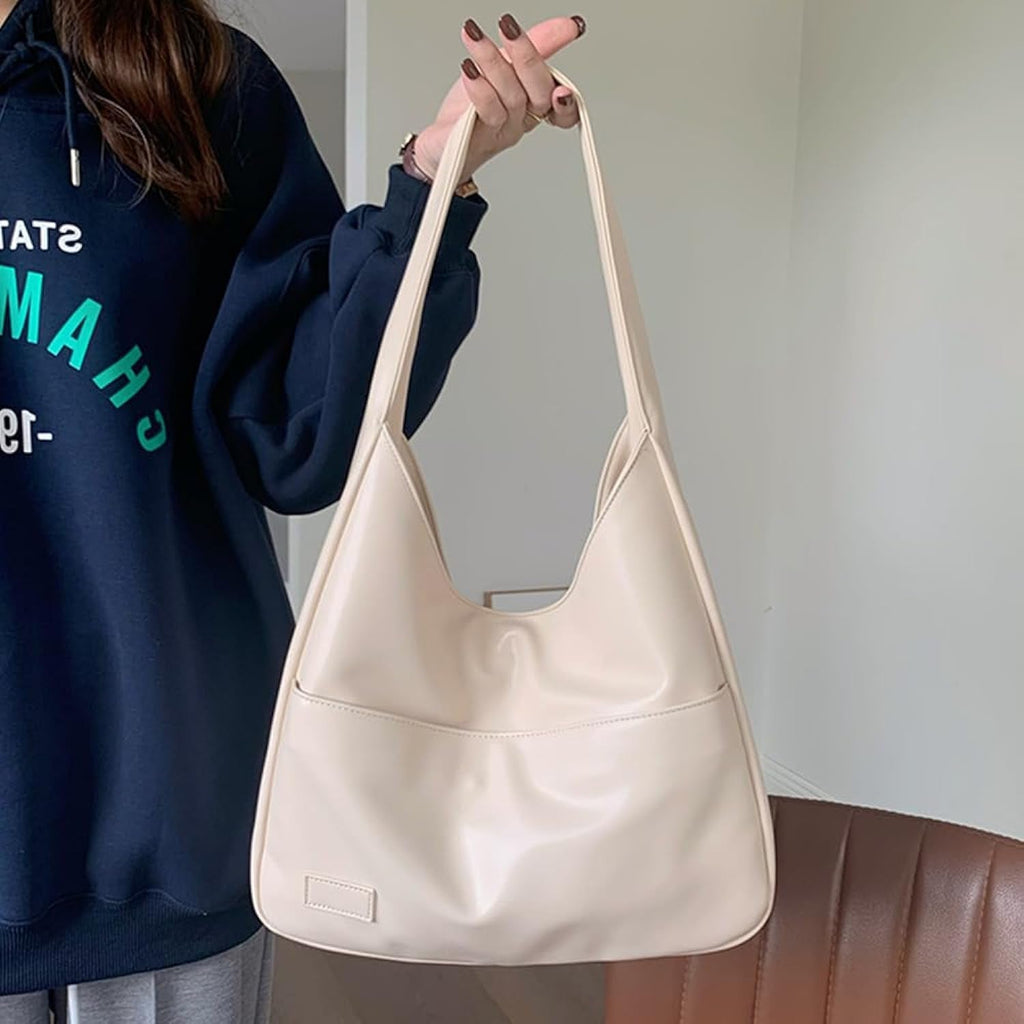 Borsa a tracolla elegante e spaziosa in pelle premium da donna - Resistente