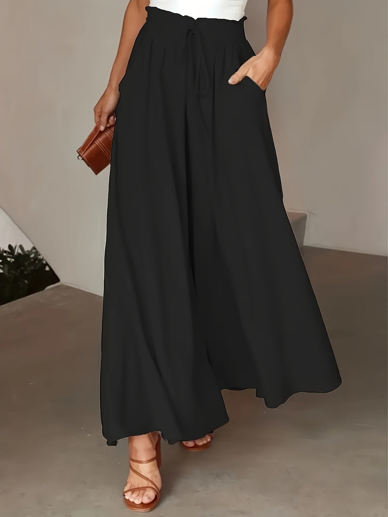 Pantaloni palazzo donna a vita alta – stile boho e comfort estivo