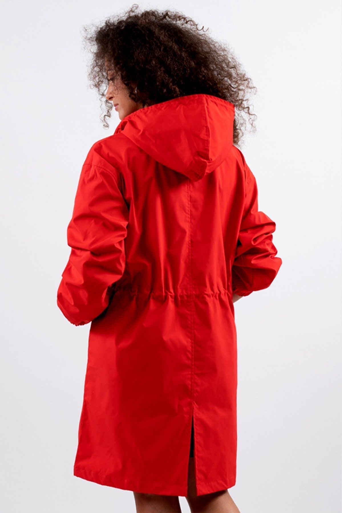 Giacca antipioggia impermeabile oversize con cappuccio da donna - elegante per le attività all'aperto