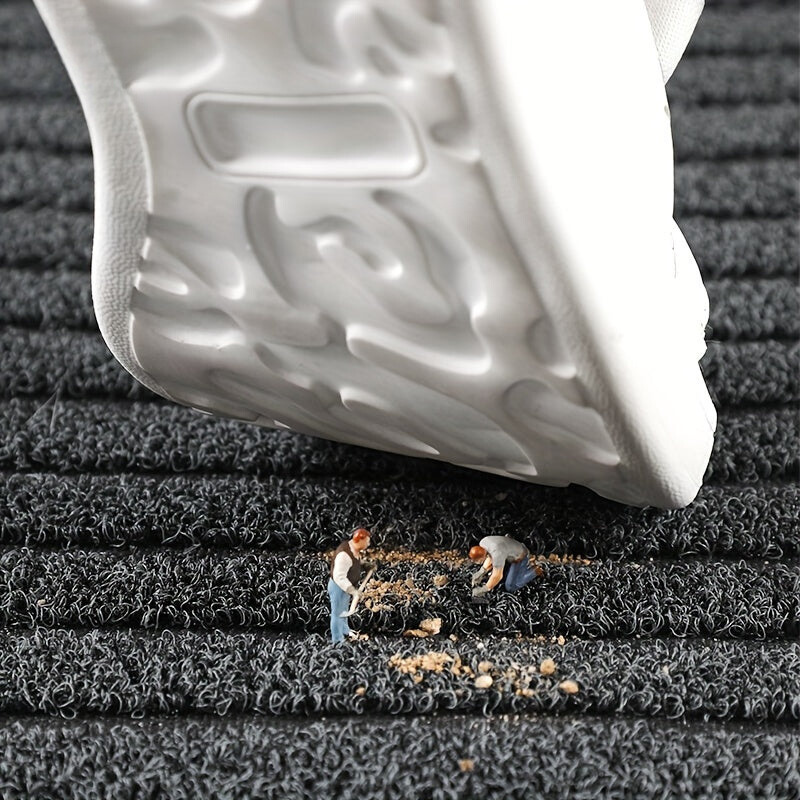 Zerbino resistente alle intemperie per tutte le stagioni - Tappeto a righe resistente, antiscivolo, resistente alle macchie e allo sbiadimento, basso profilo per uso interno ed esterno