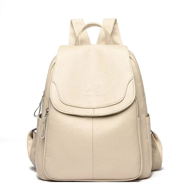 Zaino in pelle sicura da donna