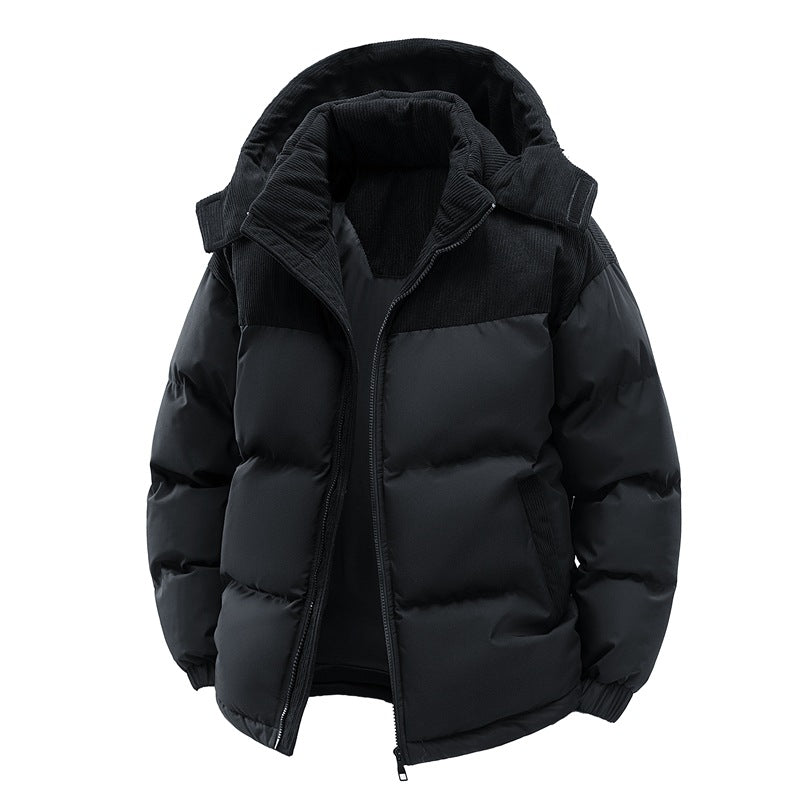 Piumino invernale premium da uomo - Cappotto caldo con cappuccio rimovibile