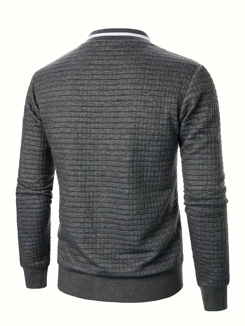 Giacca elegante da uomo a maniche lunghe con cerniera - Leggera e casual