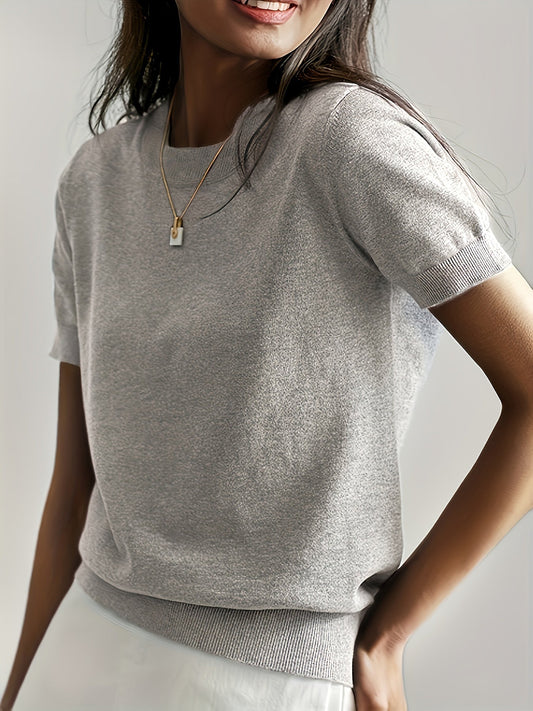 Maglione Donna Leggera Manica Corta Casual – Premium, Estiva, Confortevole