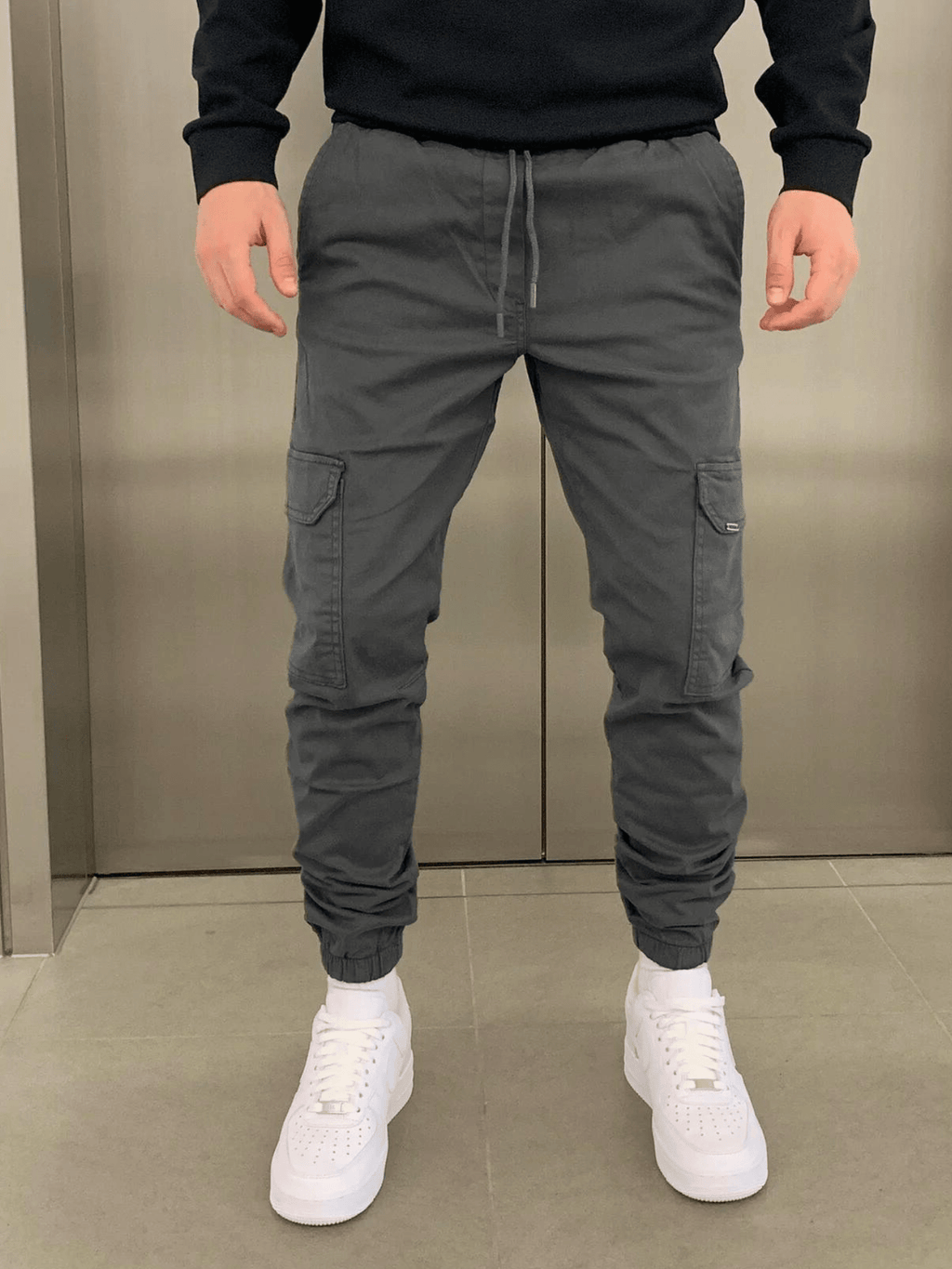 Pantaloni cargo jogger aderenti da uomo di alta qualità - stile e comfort