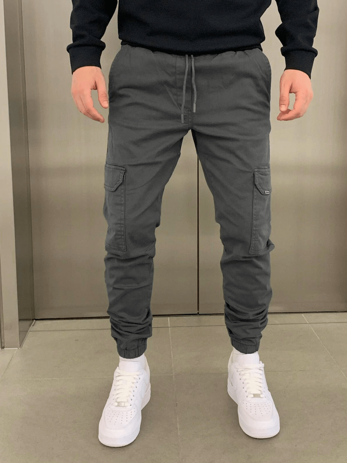 Pantaloni cargo jogger aderenti da uomo di alta qualità - stile e comfort