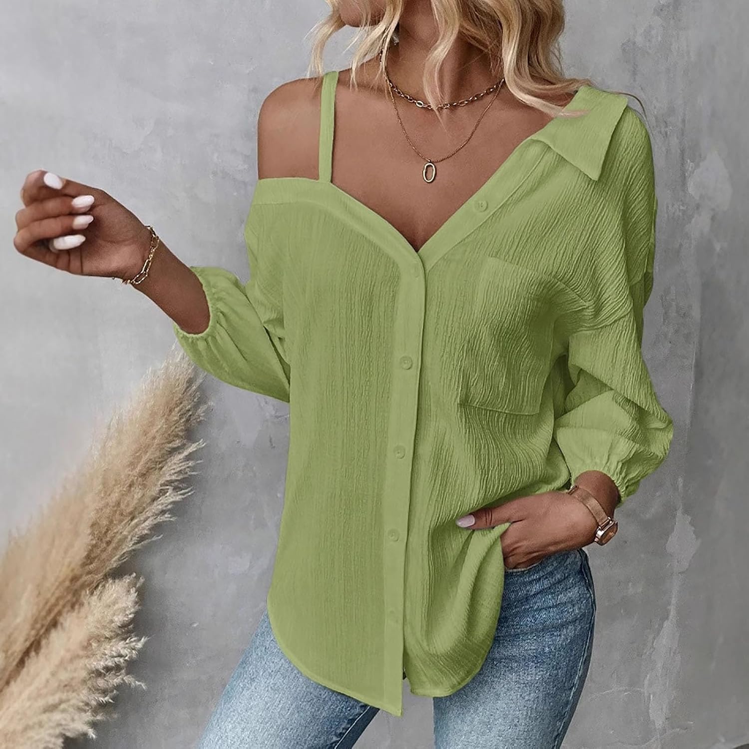 Top monospalla alla moda - Look originale e alla moda per le donna