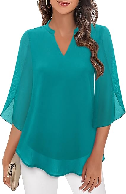 Blusa fluida con maniche a pipistrello – Eleganza e leggerezza