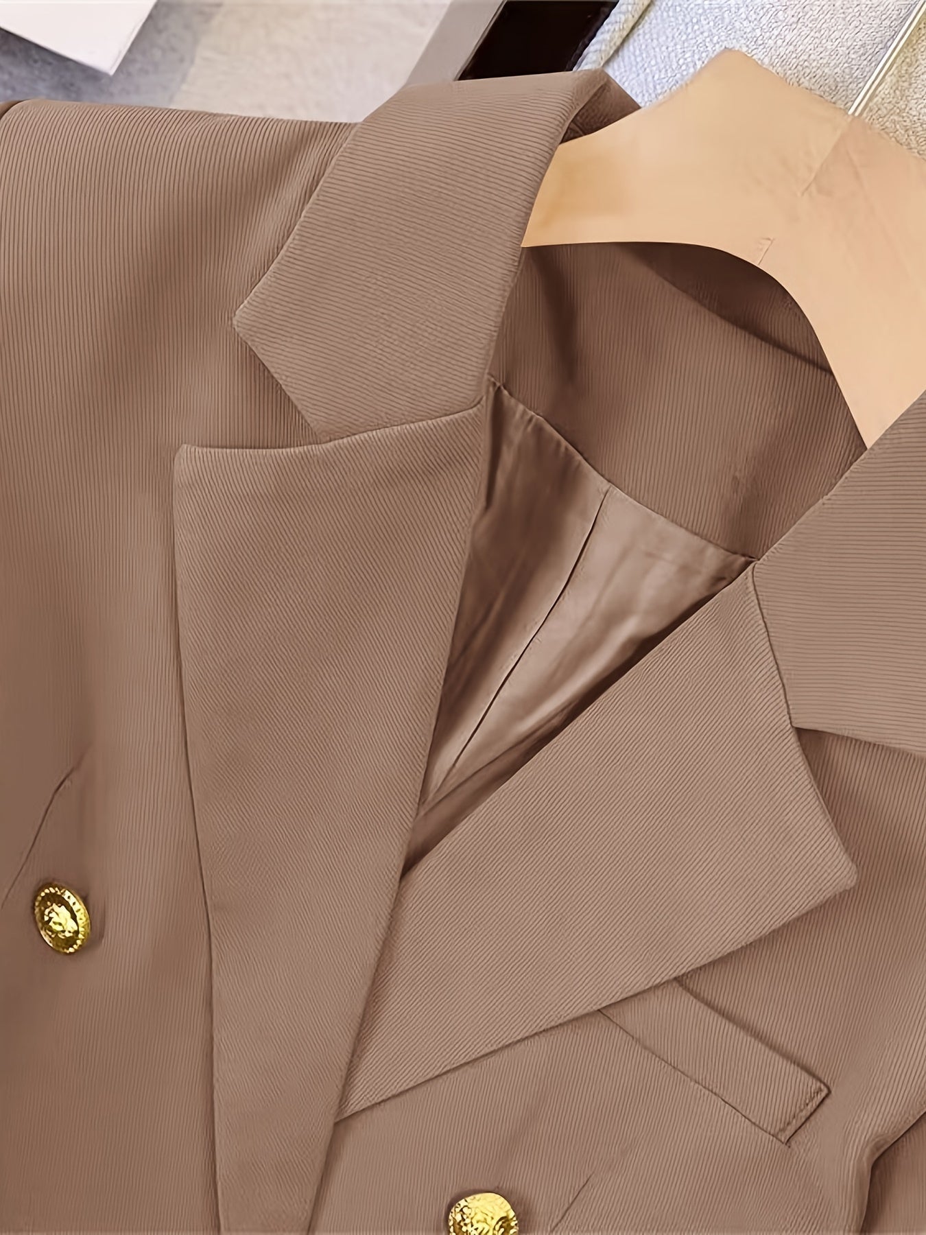 Blazer elegante e sottile da donna con bottoni dorati | Ideale per tutte le stagioni