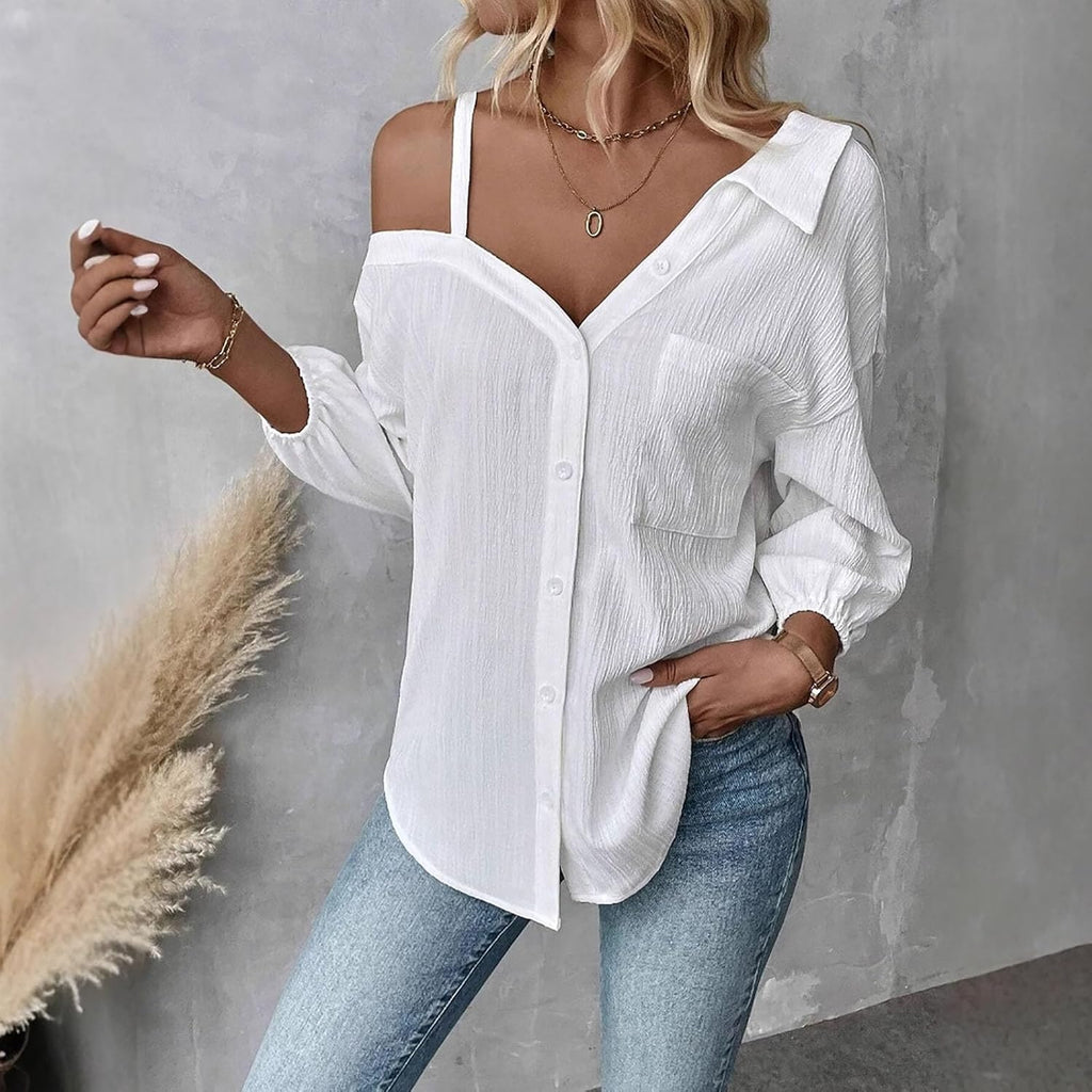 Top monospalla alla moda - Look originale e alla moda per le donna