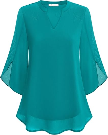 Blusa fluida con maniche a pipistrello – Eleganza e leggerezza