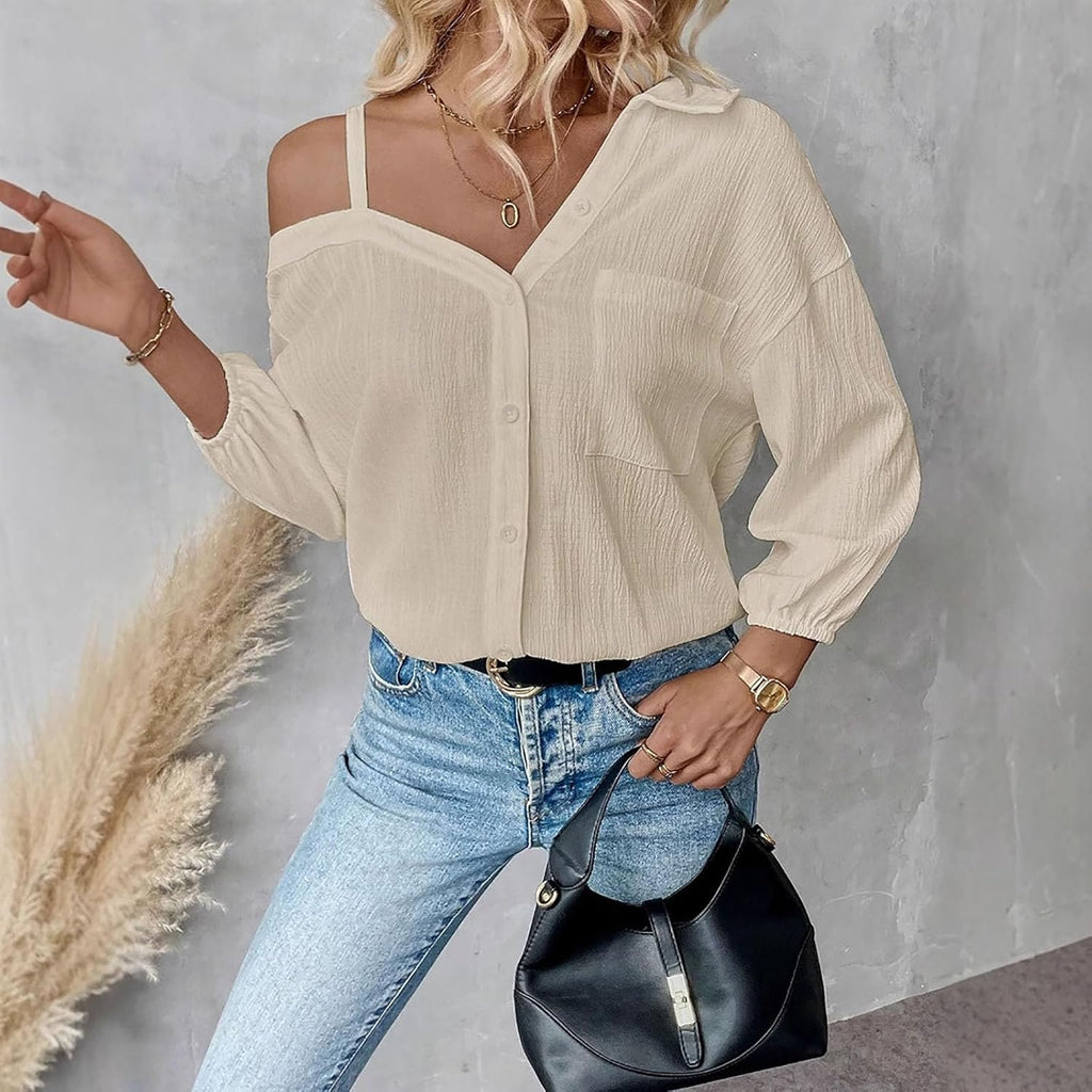 Top monospalla alla moda - Look originale e alla moda per le donna