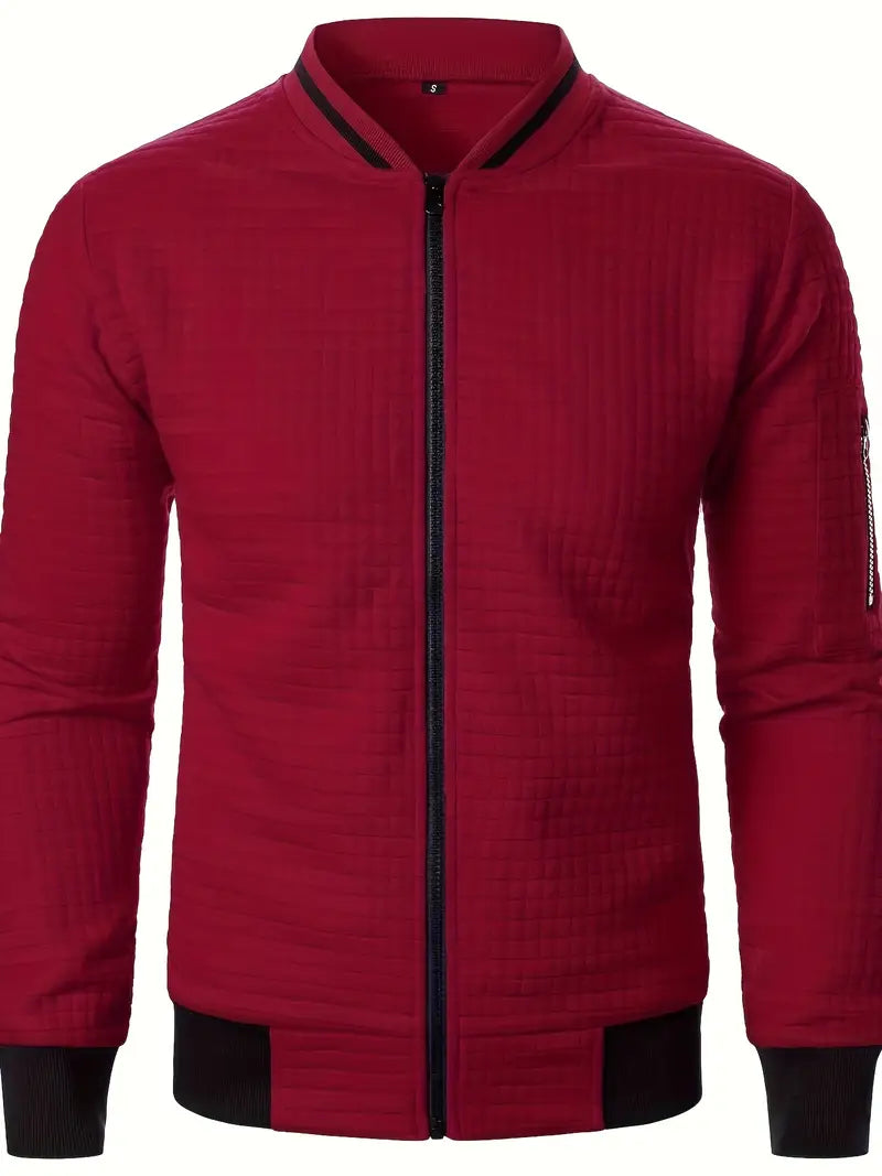 Giacca elegante da uomo a maniche lunghe con cerniera - Leggera e casual
