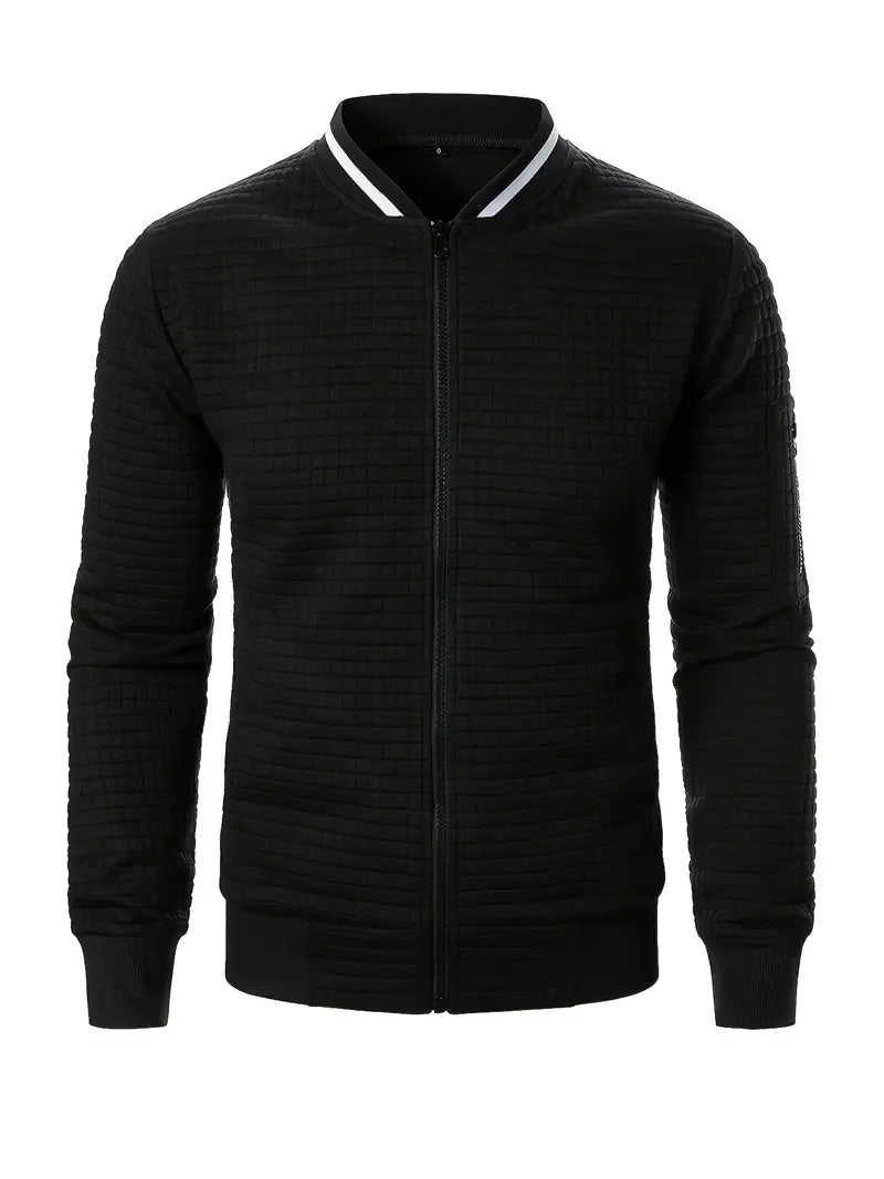 Giacca elegante da uomo a maniche lunghe con cerniera - Leggera e casual