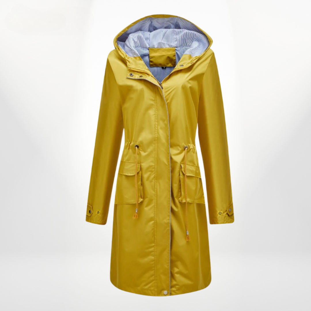 Trench impermeabile da donna | Con cappuccio
