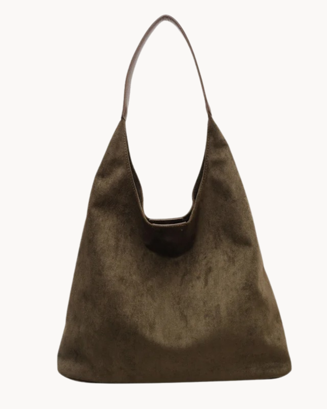 Borsa hobo in pelle scamosciata da donna - elegante e versatile per lavoro e tempo libero