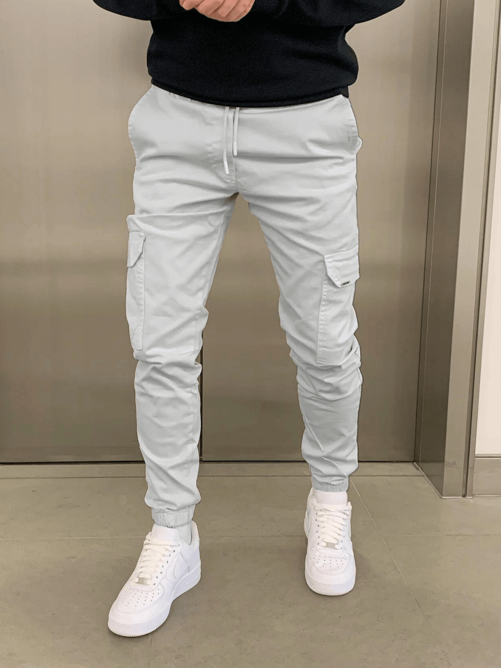 Pantaloni cargo jogger aderenti da uomo di alta qualità - stile e comfort
