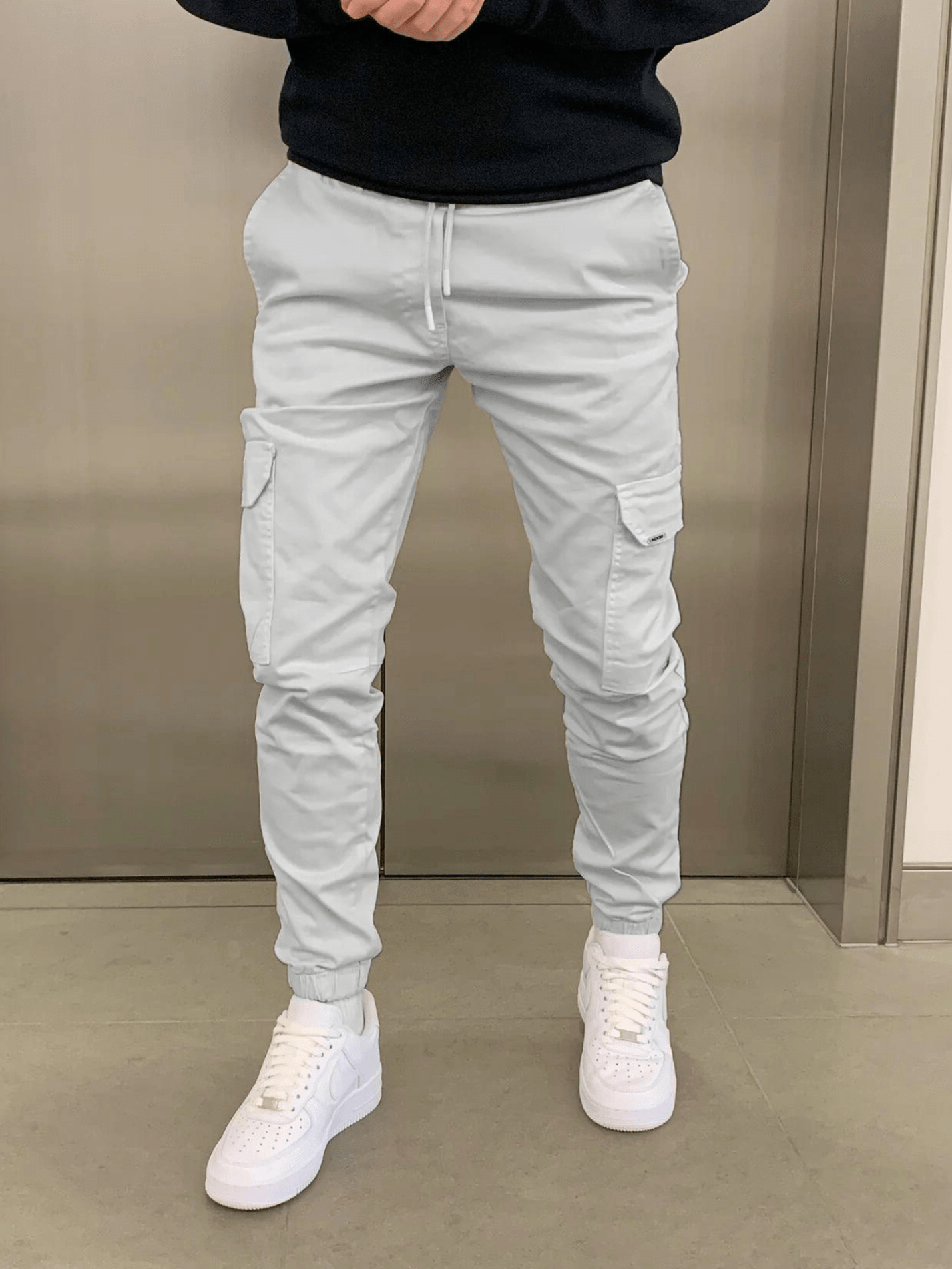 Pantaloni cargo jogger aderenti da uomo di alta qualità - stile e comfort