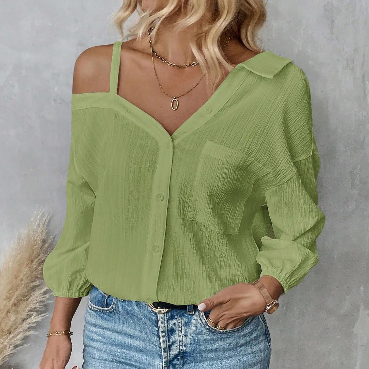 Top monospalla alla moda - Look originale e alla moda per le donna