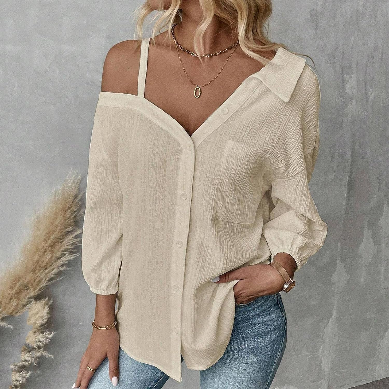 Top monospalla alla moda - Look originale e alla moda per le donna