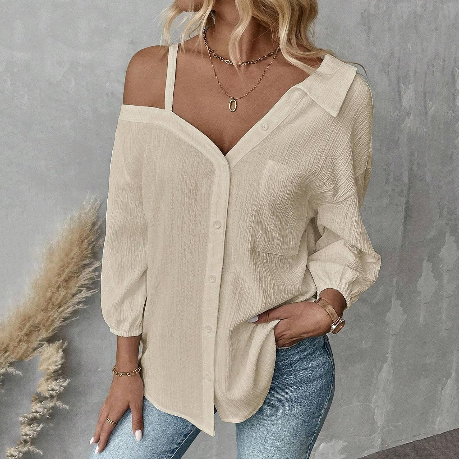 Top monospalla alla moda - Look originale e alla moda per le donna