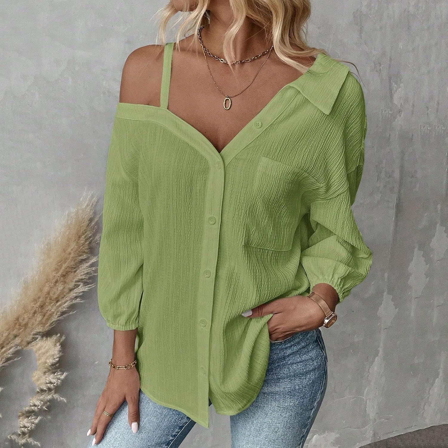 Top monospalla alla moda - Look originale e alla moda per le donna