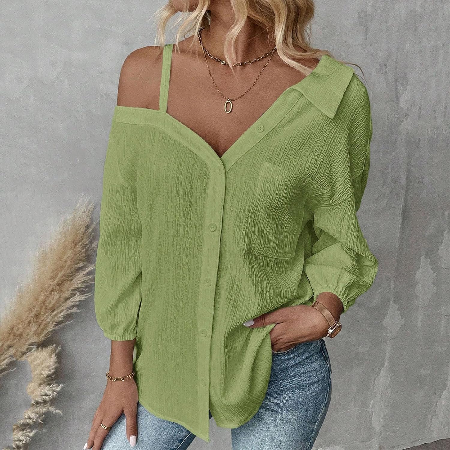 Top monospalla alla moda - Look originale e alla moda per le donna