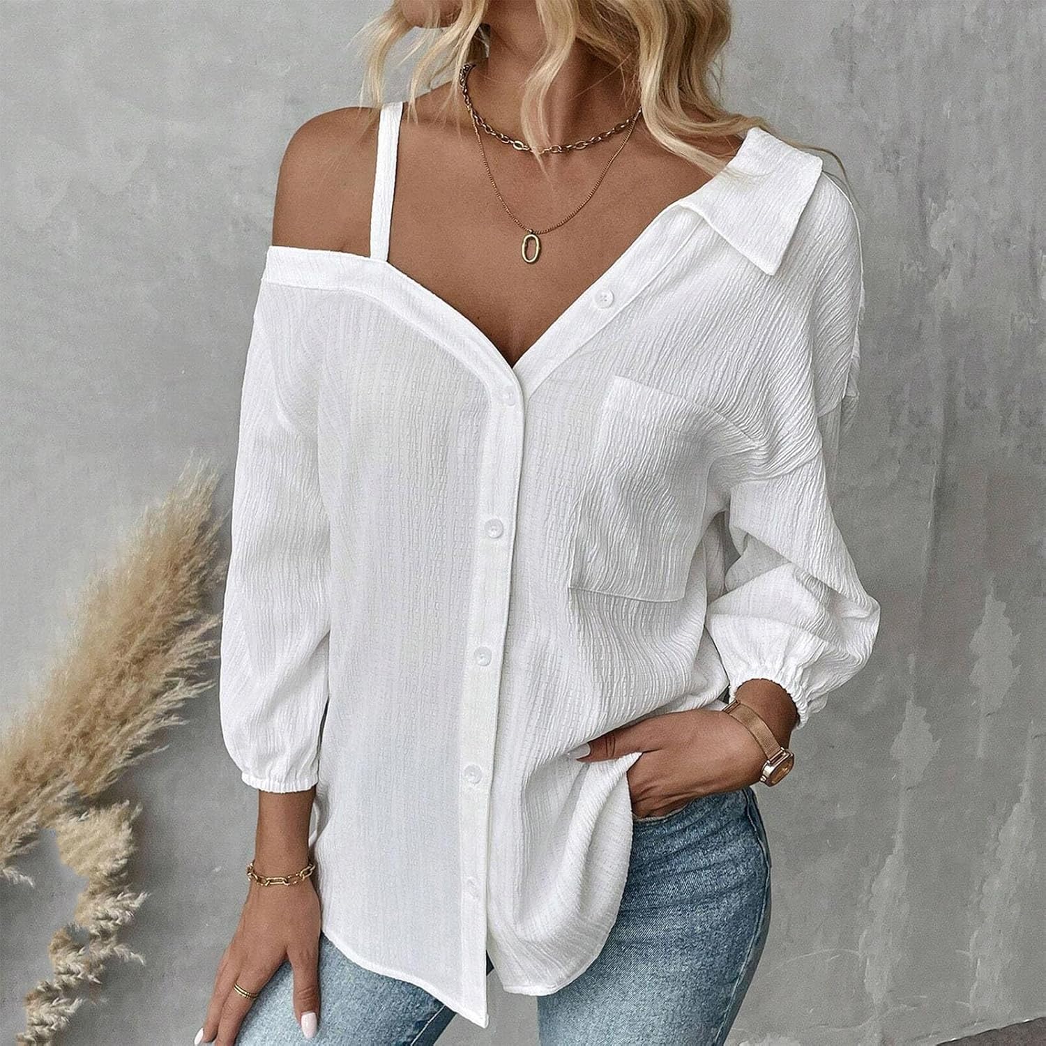 Top monospalla alla moda - Look originale e alla moda per le donna