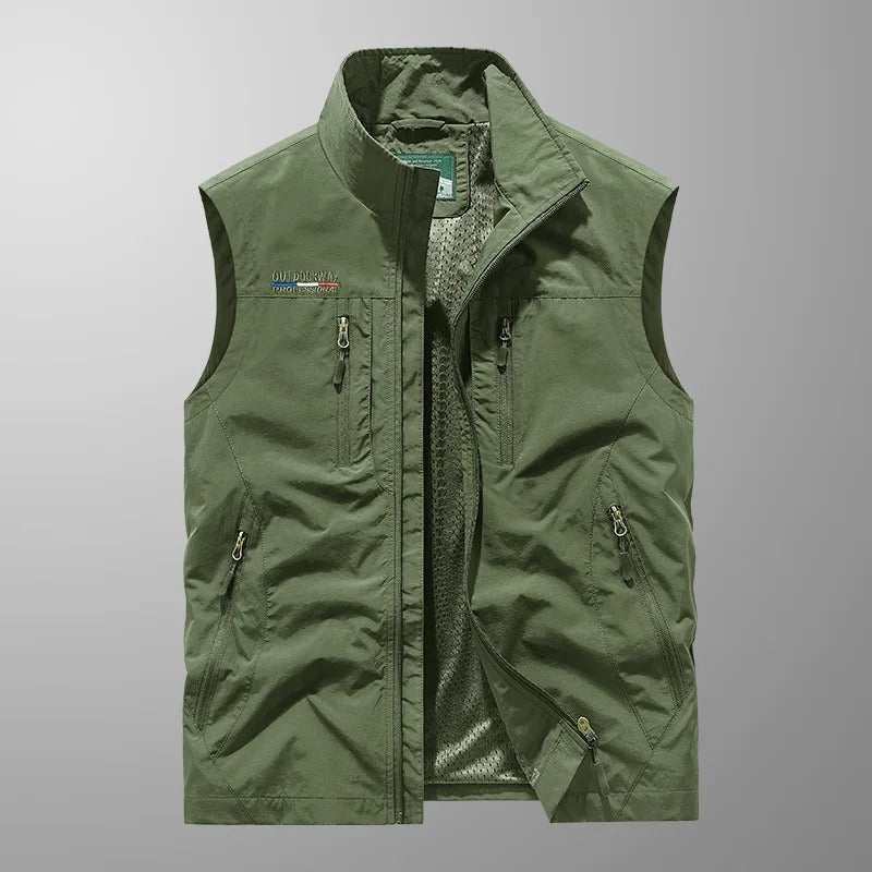 Gilet multitasche leggero da uomo - resistente, comodo e versatile