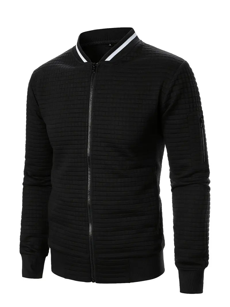Giacca elegante da uomo a maniche lunghe con cerniera - Leggera e casual