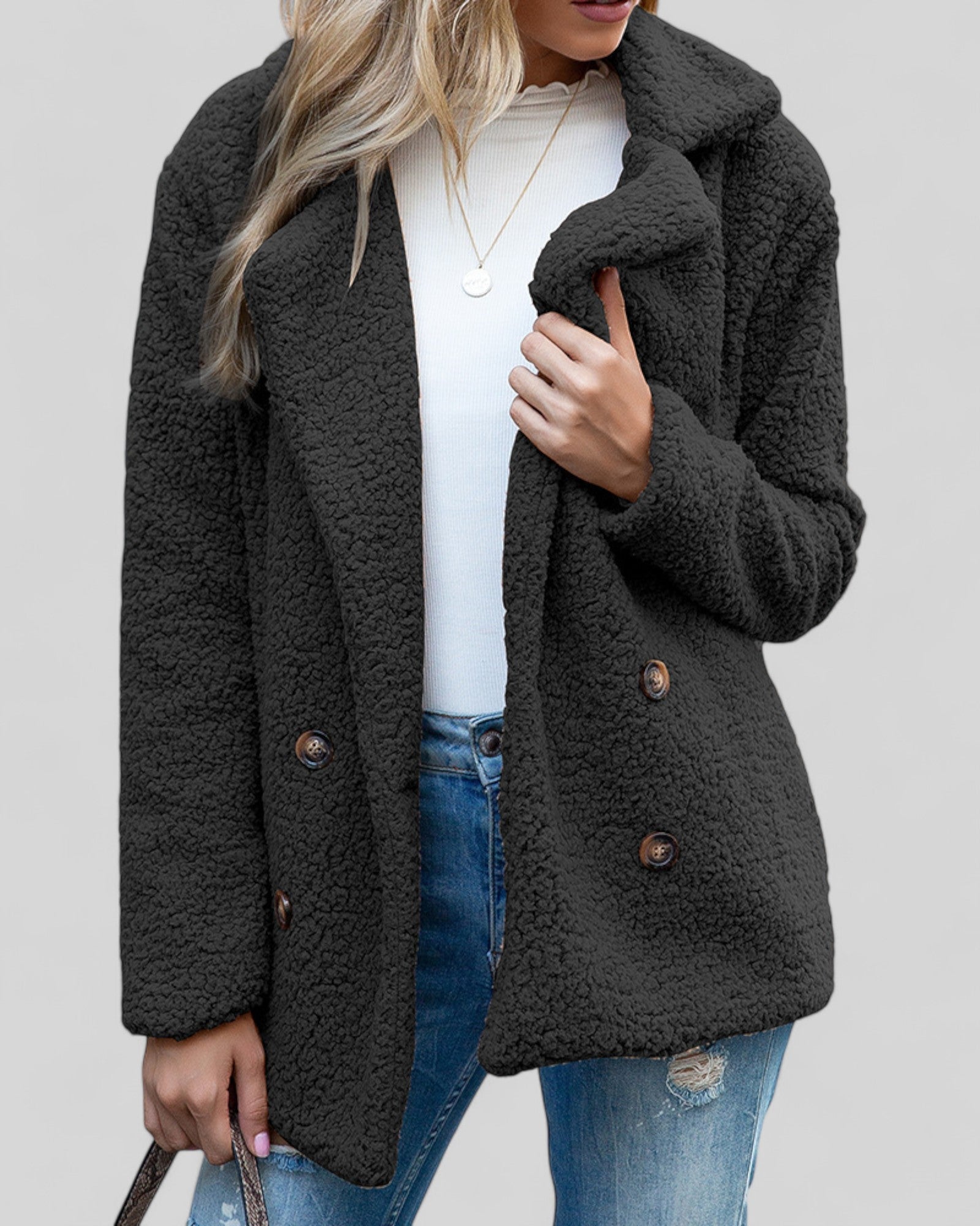Cappotto morbido ed elegante da donna - Capispalla comodo