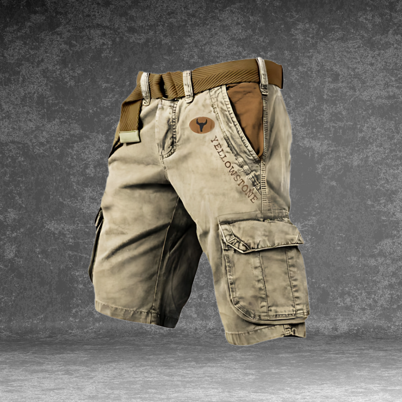 Pantaloncini da uomo - Pantaloncini cargo da uomo