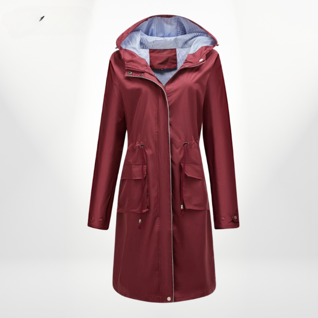 Trench impermeabile da donna | Con cappuccio