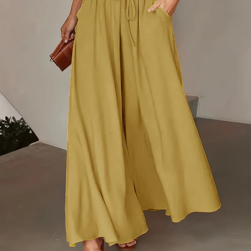 Pantaloni palazzo donna a vita alta – stile boho e comfort estivo