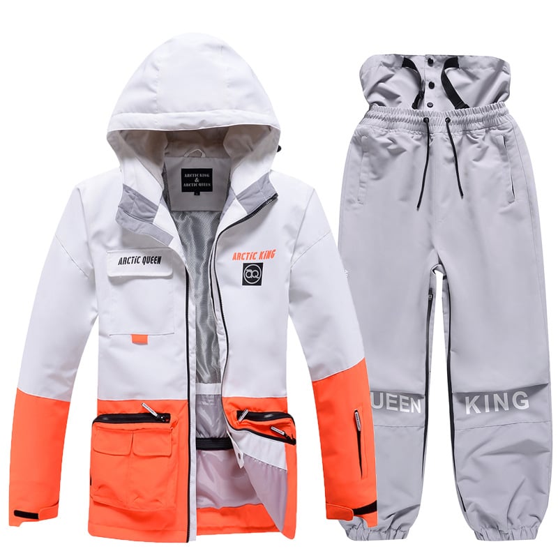 Completo da sci invernale unisex – Tuta da neve traspirante e isolante in due pezzi