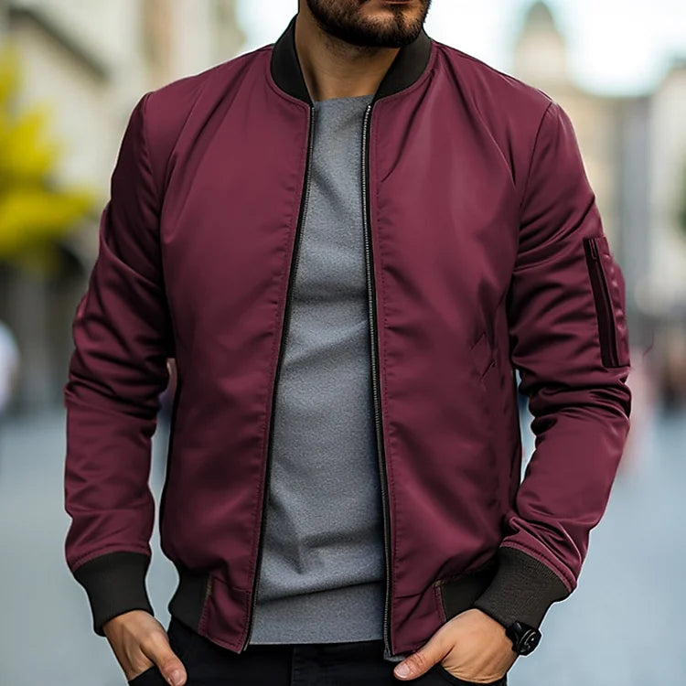 Bomber da uomo elegante e di alta qualità