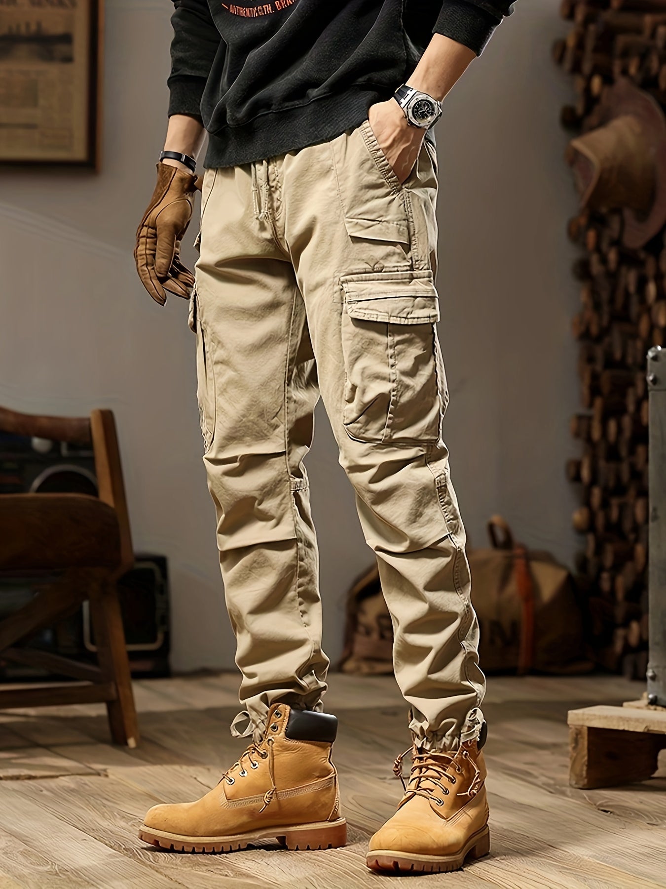 Pantaloni cargo tattici resistenti ed eleganti da uomo - Pantaloni comodi per l'outdoor