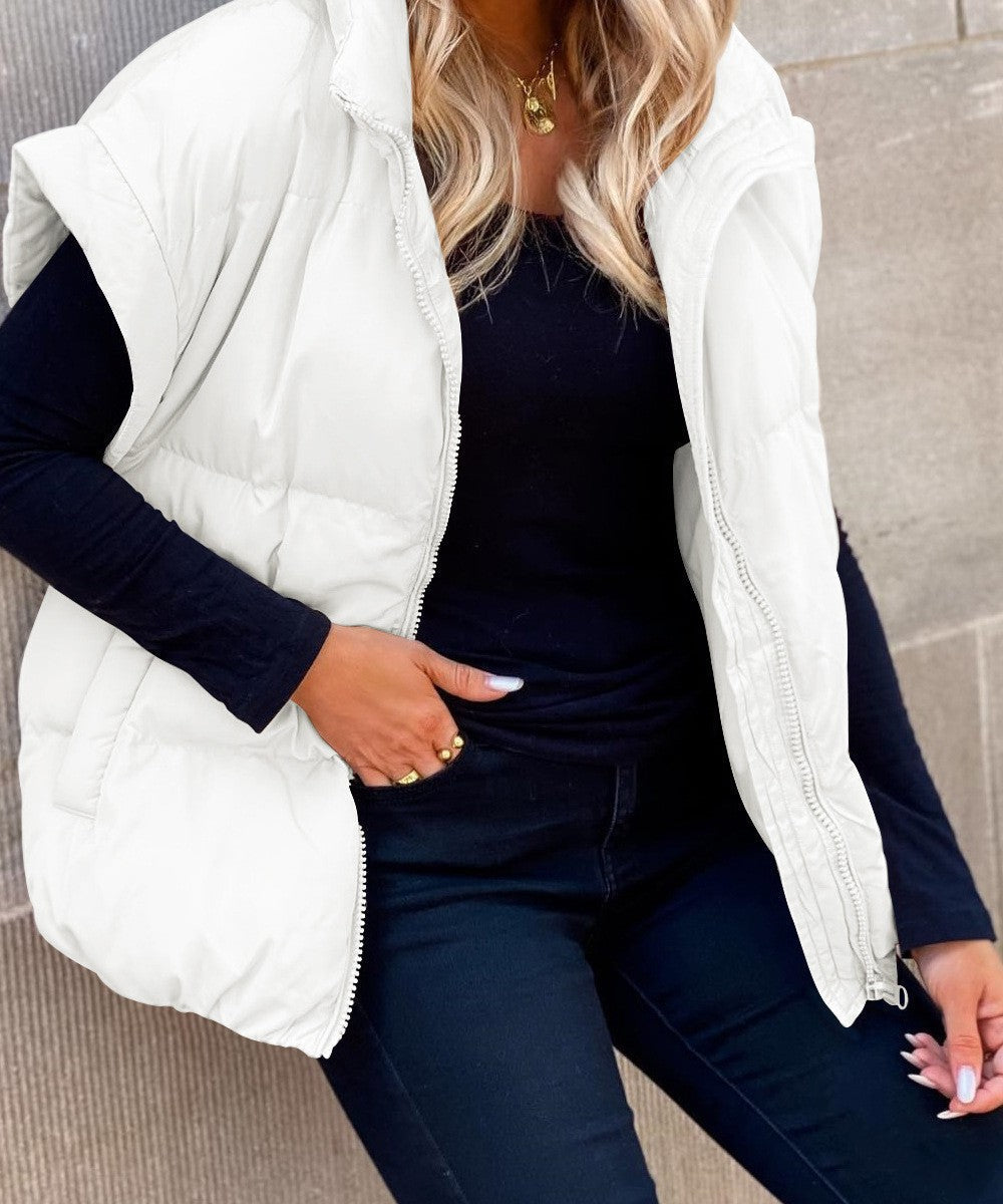 Gilet invernale alla moda per donna
