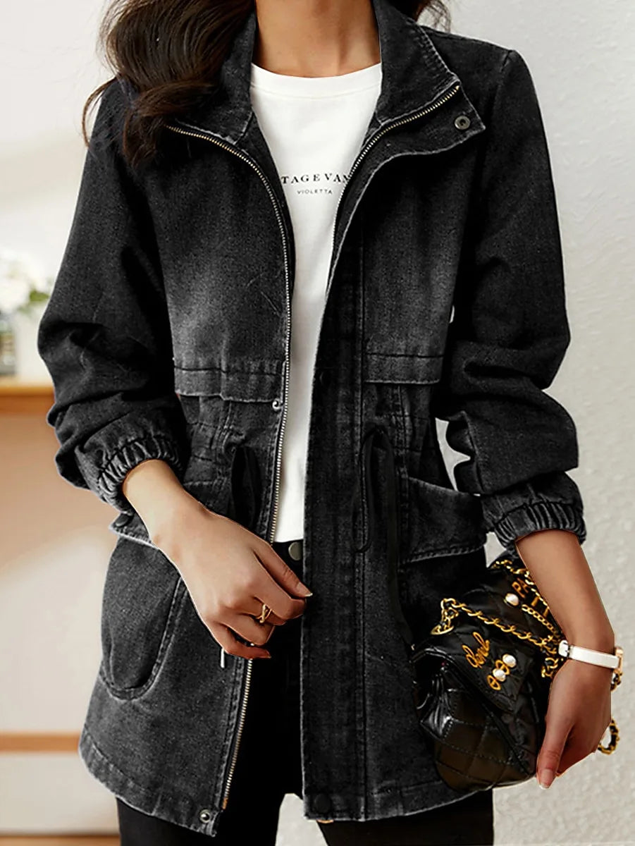 Giacca in denim leggera ed elegante da donna - Abbigliamento casual in denim