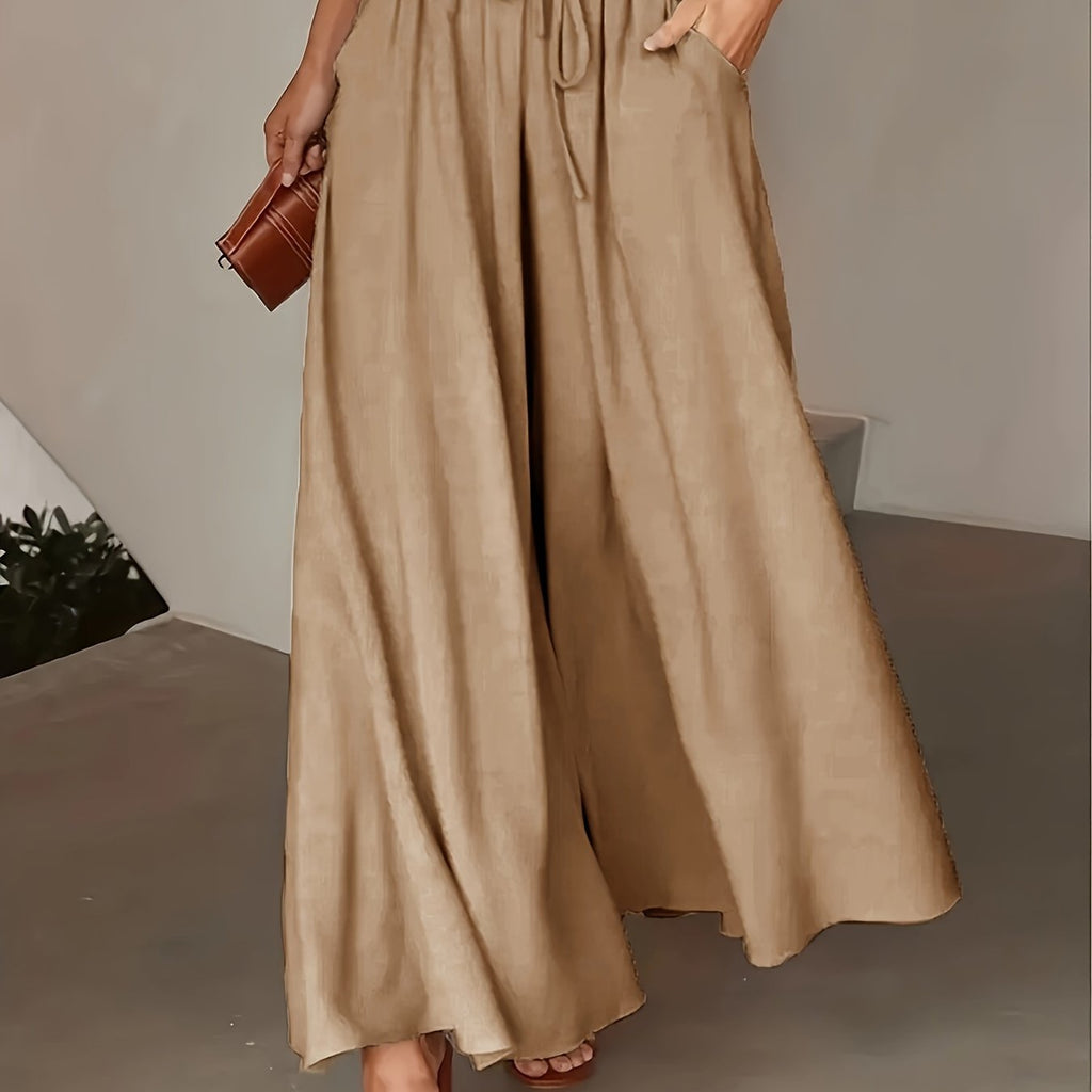 Pantaloni palazzo donna a vita alta – stile boho e comfort estivo