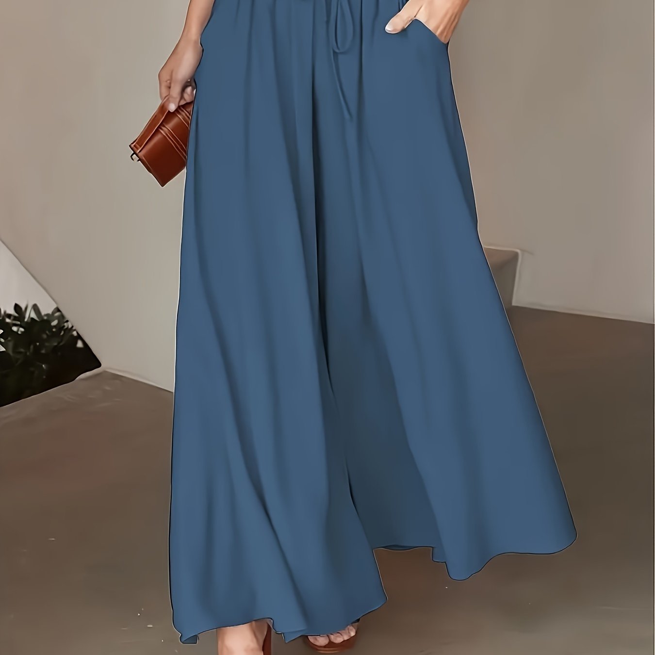 Pantaloni palazzo donna a vita alta – stile boho e comfort estivo