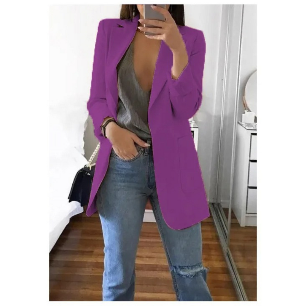 Blazer lungo donna Premium sofisticato e senza tempo