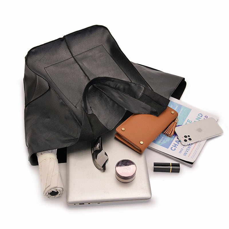 Borsa da Donna Premium Oversize in Pelle Vintage - Spaziosa